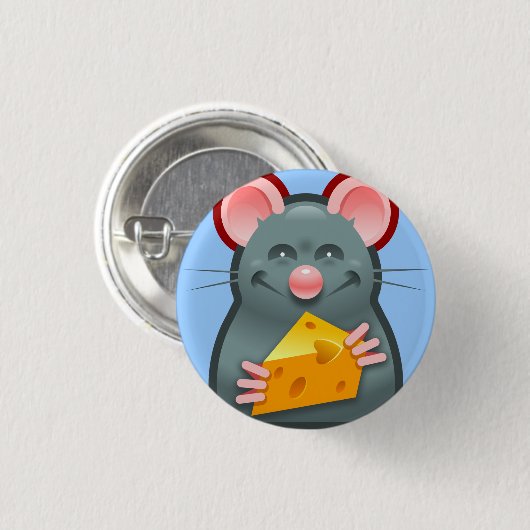 PackRat Knopf klein Button (Vorne & Hinten)