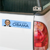 PackRat Lieben Obama Autoaufkleber (Auf Lkw)