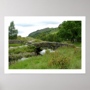 Packstofferbrücke in Watendlath Poster