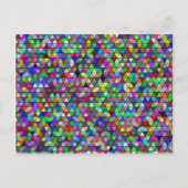Packte Dreiecke Postkarte (Vorderseite)