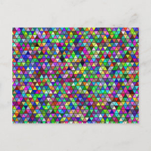 Packte Dreiecke Postkarte