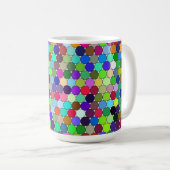 Packte Kreise 15oz Tasse (VorderseiteRechts)