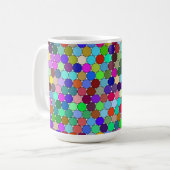 Packte Kreise 15oz Tasse (Vorderseite Links)