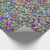 Packtes Hexagons-Umhüllungspapier Geschenkpapier (Ecke)