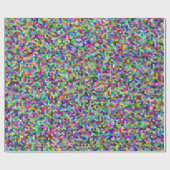 Packtes Hexagons-Umhüllungspapier Geschenkpapier (Flach)