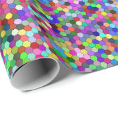 Packtes Hexagons-Umhüllungspapier Geschenkpapier (Rolleneckpunkt)