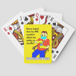 Packung für die Nachschallung Spielkarten