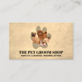 Packung Hunde | Dog Paw Visitenkarte (Vorderseite)