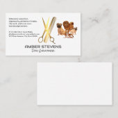 Packung Hunde | Scherenkamm Visitenkarte (Vorne/Hinten)