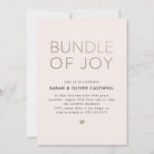 Packung Joy Baby Dusche Einladung (Vorderseite)