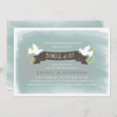 Packung Joy Baby Dusche Einladung (Vorne/Hinten)