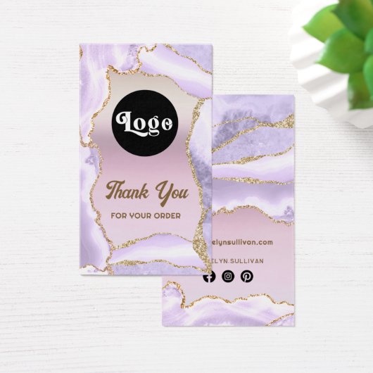 Packung Lavendel Agate Perlescent Foil Beilage (Schreibtisch)