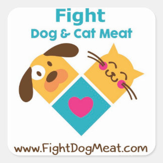 Packung mit 20 Aufklebern Quadratischer Aufkleber