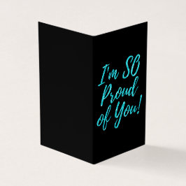 Packung mit 25 Blue So Proud Glitzer Abschluss