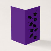 Packung mit 25 Glitzer Abschluss Cards (Vorderseite)