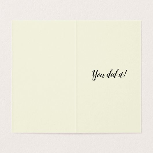 Packung mit 25 Glitzer Stethoscope Abschluss (Innenseite Aufgefaltet)