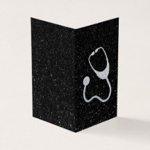 Packung mit 25 Glitzer Stethoscope Abschluss