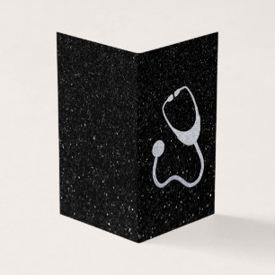 Packung mit 25 Glitzer Stethoscope Abschluss