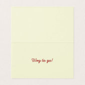 Packung mit 25 Gratulation Glitzer Abschluss Cards (Innenseite Aufgefaltet)