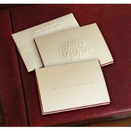 Packung mit 25 handgereicherten Mitteilungskarten