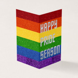 Packung mit 25 LGBT Glitzer Happy Pride Saison Car