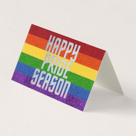 Packung mit 25 LGBT Glitzer Happy Pride Saison Car