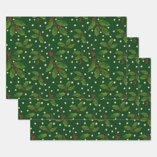 Packung mit 3 Stück Geschenkpapier Set (Set)