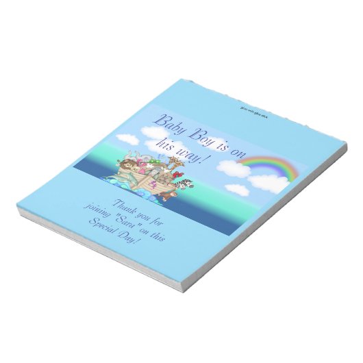 Packung mit 50 Noahs Ark Candy Bar Wrapper Gastges Notizblock (Rotiert)