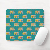 Packung mit bunten Ostereiern aus Cartoon Mousepad (Mit Mouse)