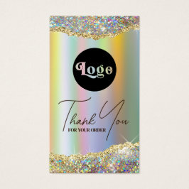 Packung mit Glitzer-Folien aus Gold-Imitaten