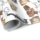Packung mit Katzen, Funny Cats Geschenkpapier (Rolleneckpunkt)
