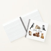 Packung mit Katzen, Funny Cats Notizblock (Innenseite)