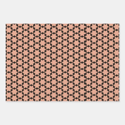 Packung mit Pfirsich und schwarzem Papier 5 (Vorderseite 3)