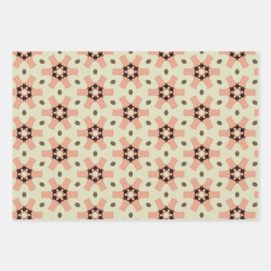 Packung mit Pfirsich und schwarzem Papier 5 (Vorderseite)