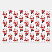 Packung mit Santas Umschlagpapier Geschenkpapier Set (Vorderseite 3)
