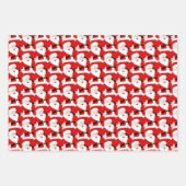 Packung mit Santas Umschlagpapier Geschenkpapier Set (Vorderseite 2)