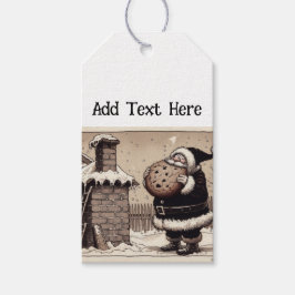 Packung mit zehn Personalisierten Weihnachtsmarken Geschenkanhänger