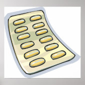 Packung Pillen Medikationspaket Poster (Vorne)