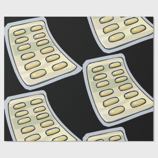 Packung Pillenpackung Geschenkpapier (Flach)