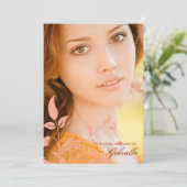 Packungsbeilage Foto Einladung (Stehend Vorderseite)