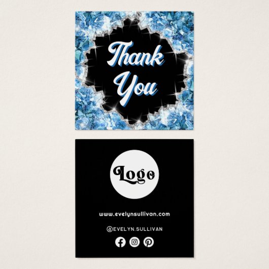 Packungsbeilage für Blaukristalle (Vorne & Hinten)