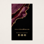 Packungsbeilage für Burgund und Gold (Rückseite)