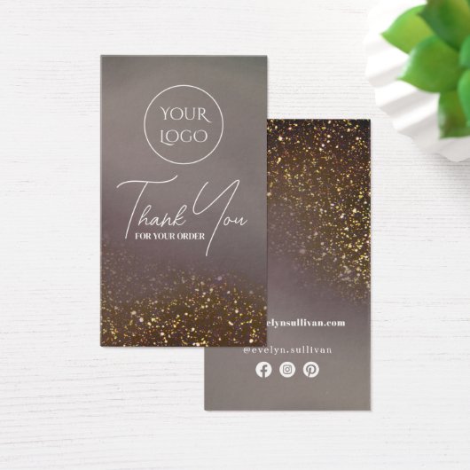 Packungsbeilage für flüssigen Glitzer (Schreibtisch)