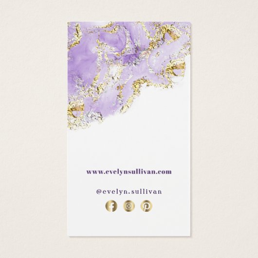 Packungsbeilage für Lavendel (Rückseite)