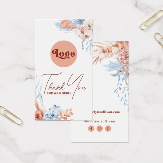 Packungsbeilage für Pfirsich und blaue tropische F (Büro)