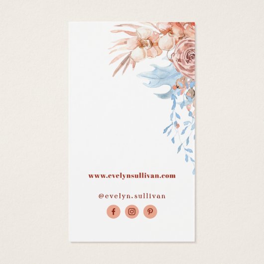 Packungsbeilage für Pfirsich und blaue tropische F (Rückseite)