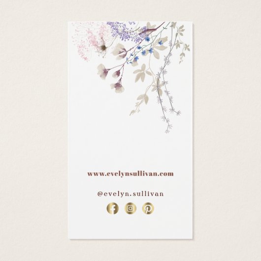 Packungsbeilage Wildblumen (Rückseite)