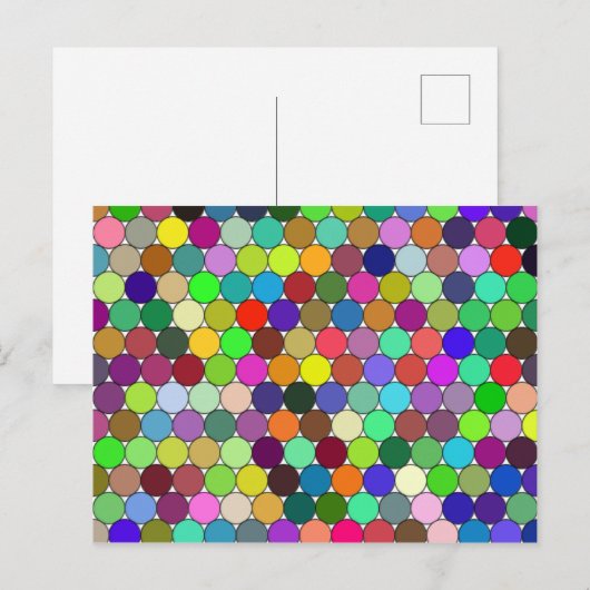 Packungskreise Postkarte (Vorne/Hinten)