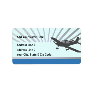 Packwagen RV-10 Adressaufkleber