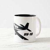 Packwagen RV-10 Zweifarbige Tasse (VorderseiteRechts)